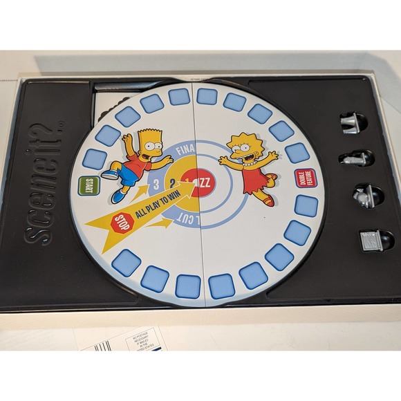 2009 Mattel - The Simpsons Scene It? DVD Board Game Mint Complete Like New - Picture 10 of 12